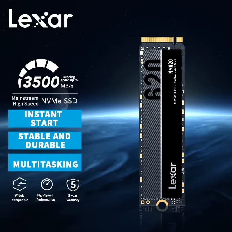قیمت اس اس دی اینترنال لکسار مدل NM620 ظرفیت 512 گیگابایت