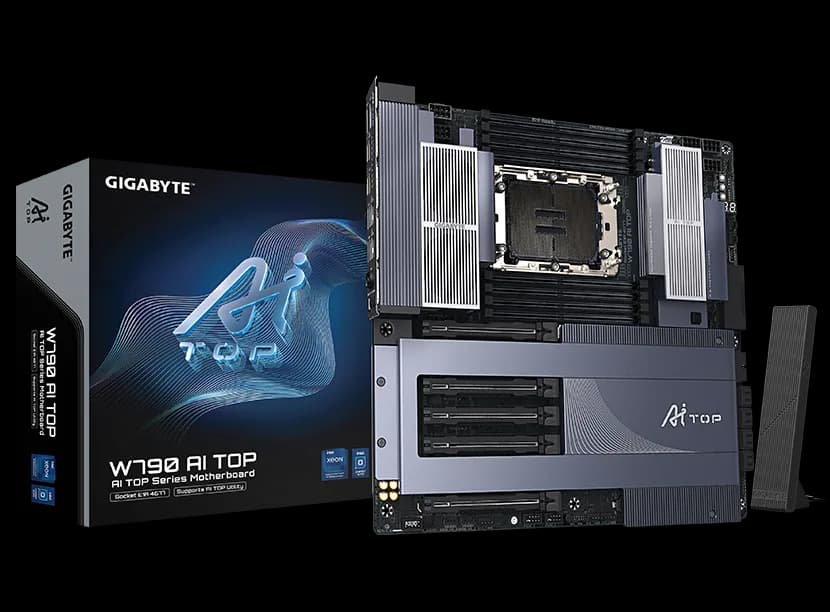 قیمت آنلاین مادربرد گیگابایت مدل W790 AI TOP DDR5