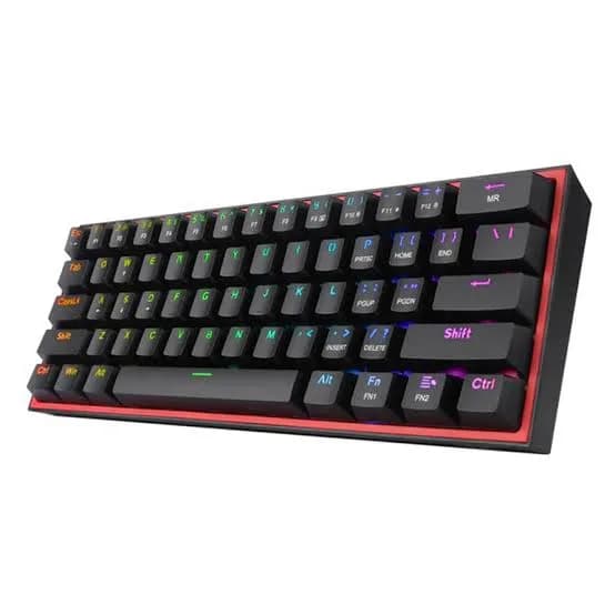 خرید آنلاین کیبورد گیمینگ مکانیکال ردراگون مدل RGB FIZZ K617 سفید مشکی