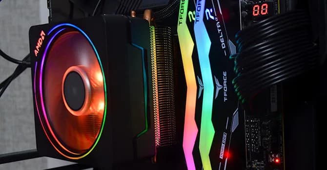 خرید رم کامپیوتر DDR5 تیم گروپ 6000 مگاهرتز مدل T-Force DELTA RGB CL38 ظرفیت 16 گیگابایت کیت 2 عددی مشکی