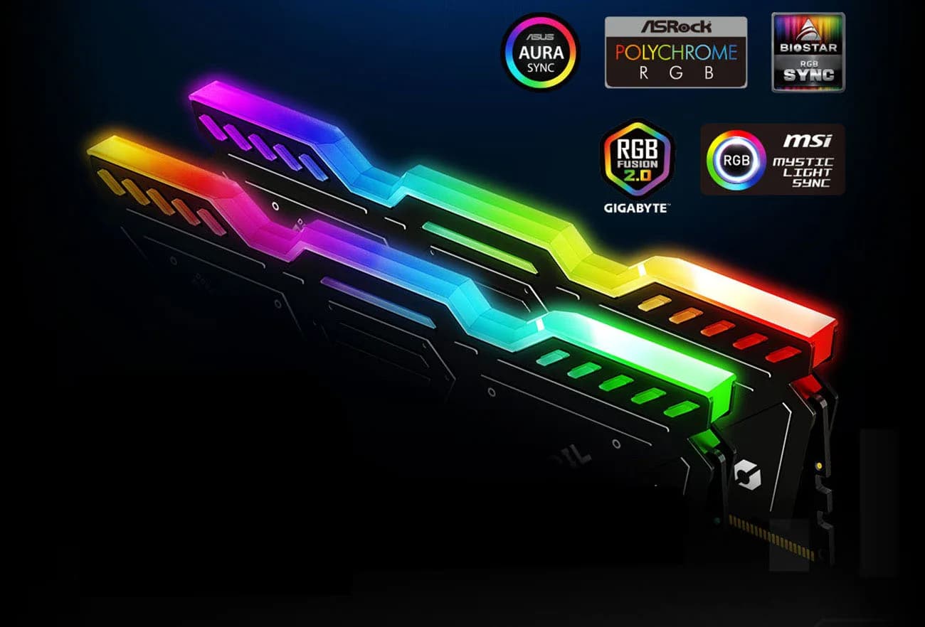خرید رم کامپیوتر DDR5 گیل 6000 مگاهرتز مدل Polaris CL38 ظرفیت 32 گیگابایت کیت 2 عددی مشکی