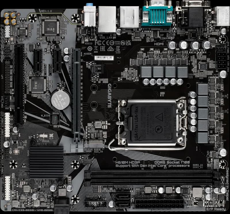 قیمت مادربرد گیگابایت مدل H610M HD3P (Rev. 2.0) DDR5