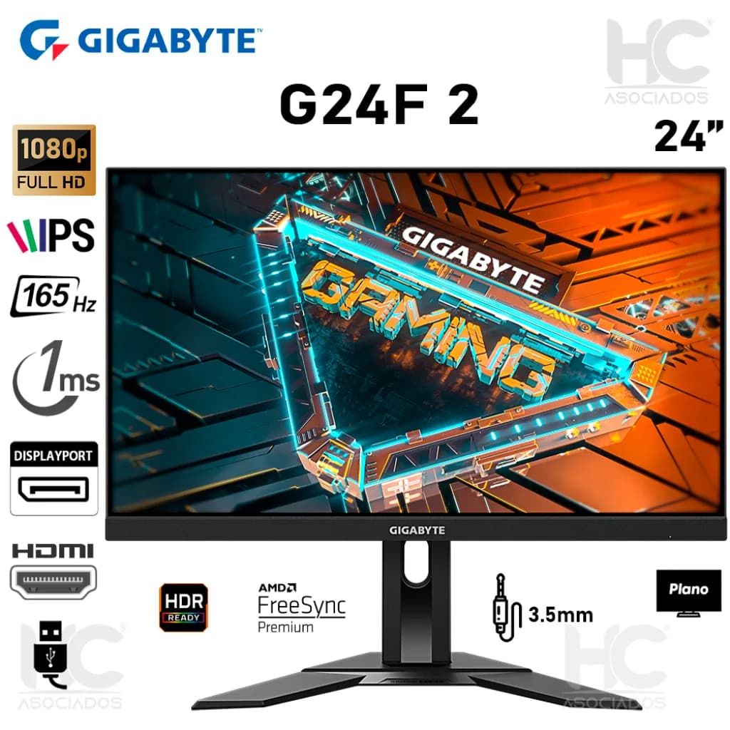قیمت مانیتور گیمینگ 23.8 اینچ گیگابایت مدل G24F 2