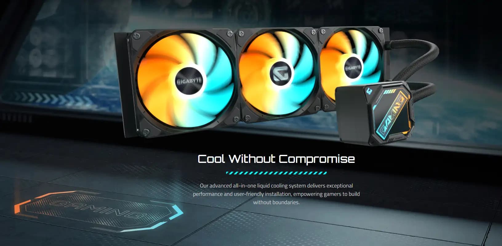 فروشگاه خرید خنک کننده مایع پردازنده گیگابایت مدل GAMING 360 ARGB مشکی