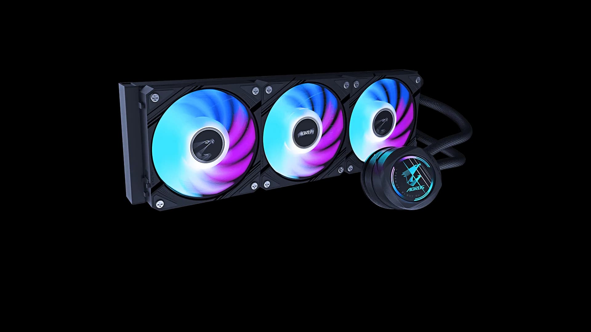 خرید خنک کننده مایع پردازنده گیگابایت مدل AORUS WATERFORCE II 360 مشکی