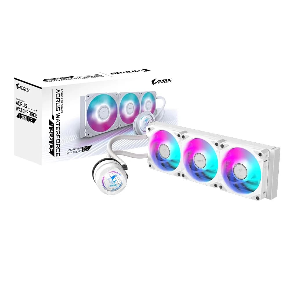 خنک کننده مایع پردازنده گیگابایت مدل AORUS WATERFORCE II 360 ICE