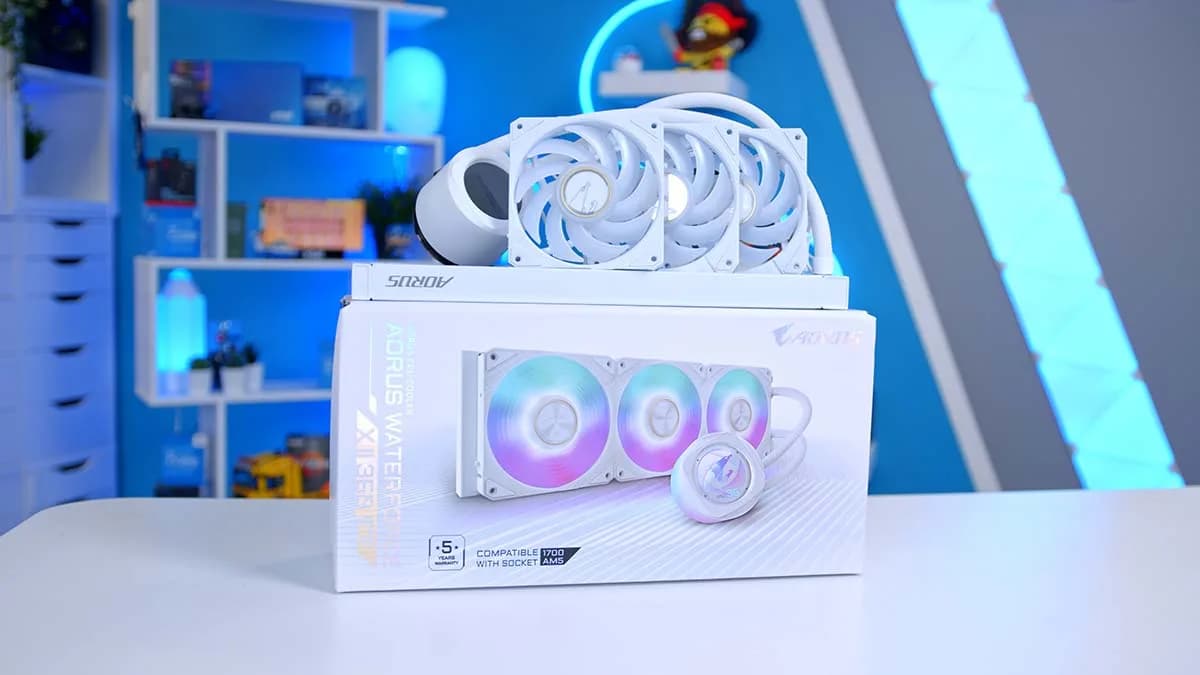 قیمت خنک کننده مایع پردازنده گیگابایت مدل AORUS WATERFORCE X II 360 ICE
