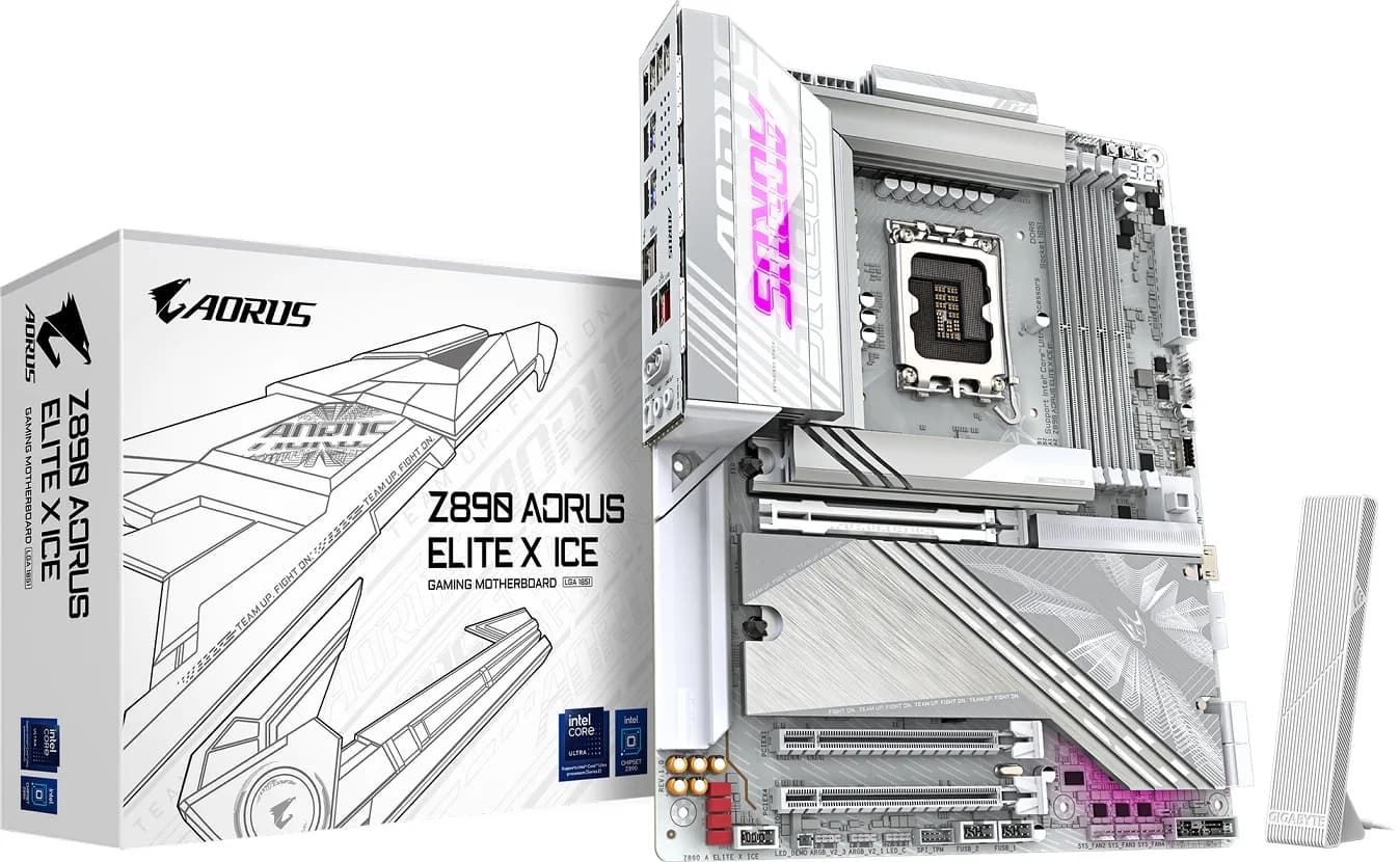 قیمت آنلاین مادربرد گیگابایت مدل Z890 AORUS ELITE X ICE DDR5