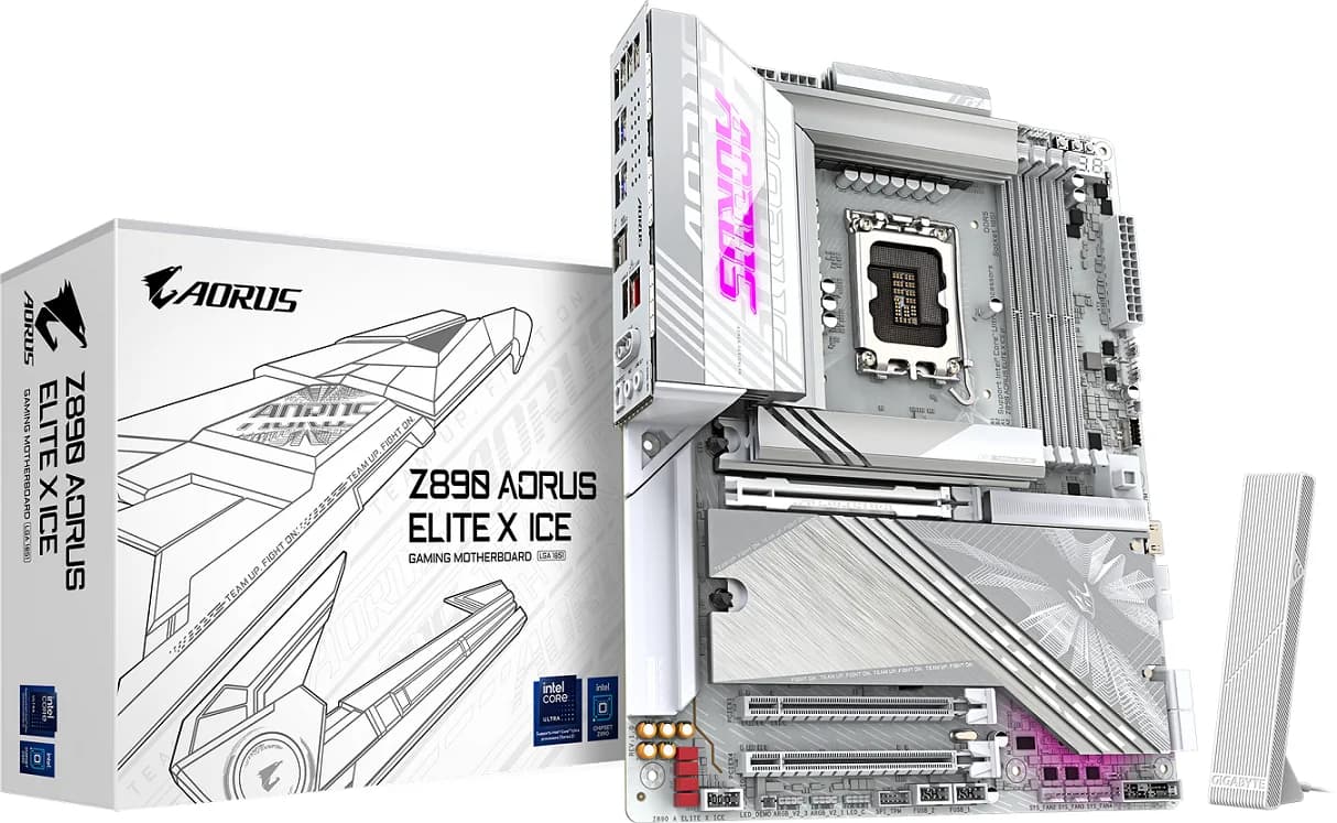 مادربرد گیگابایت مدل Z890 AORUS ELITE X ICE DDR5