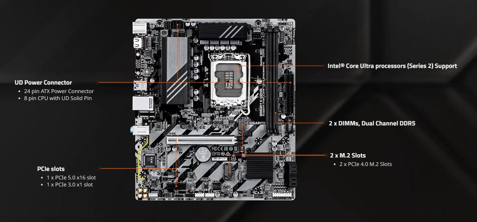 قیمت آنلاین مادربرد گیگابایت مدل B860 MK DDR5