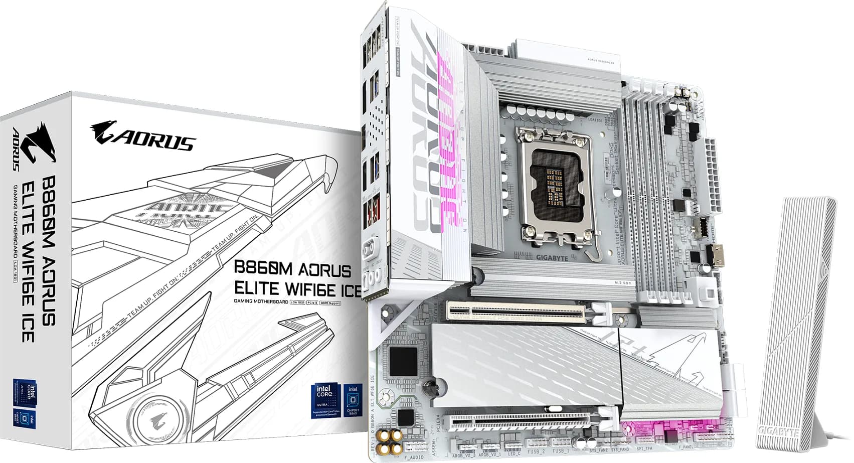 مادربرد گیگابایت مدل B860M AORUS ELITE ICE WiFi6E DDR5