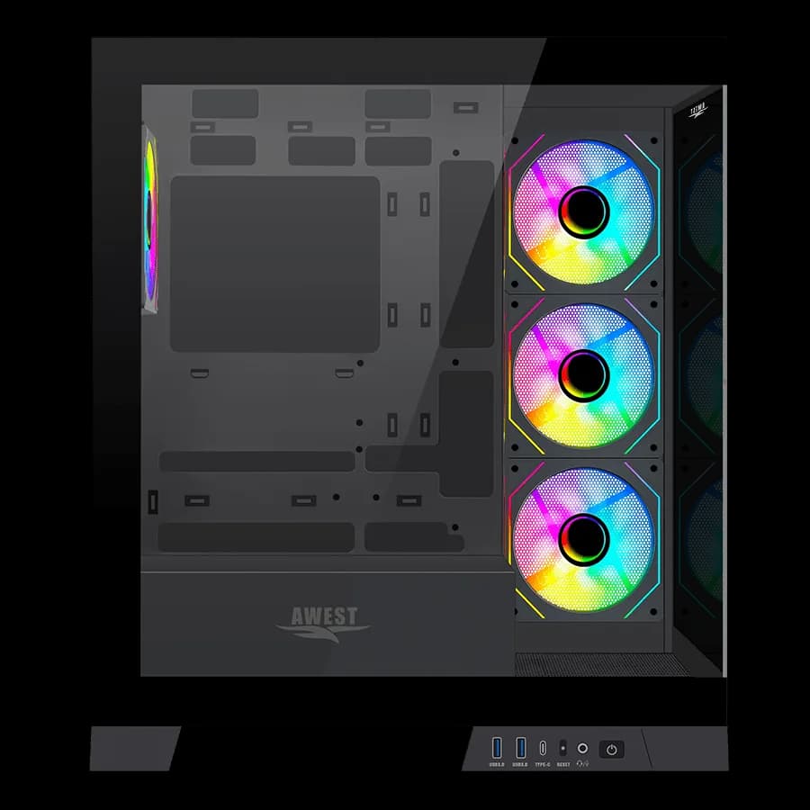 قیمت کیس اوست مدل GT-AQ16 مشکی