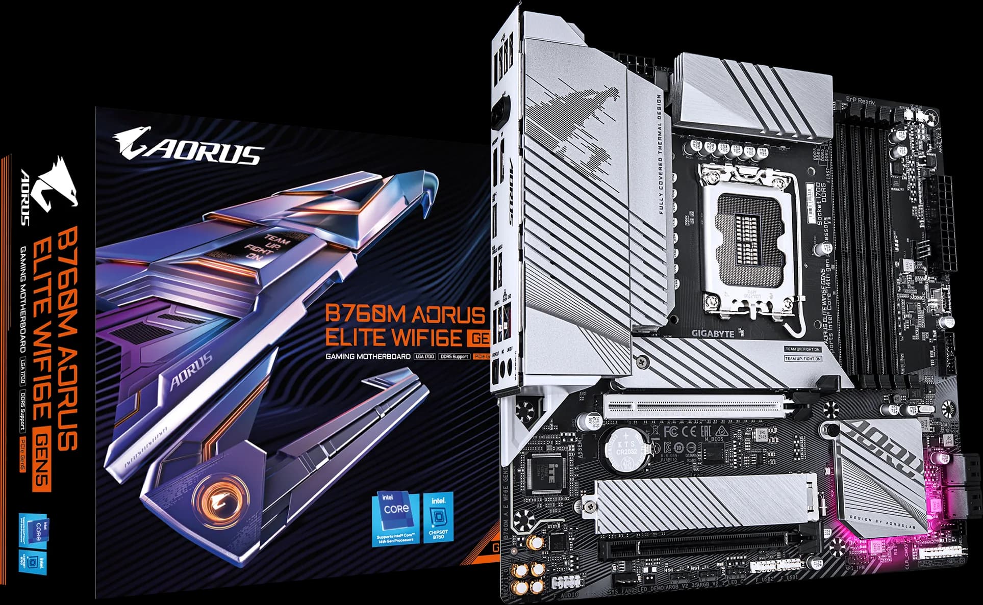 فروشگاه خرید مادربرد گیگابایت مدل B760M AORUS ELITE WiFi6E DDR5