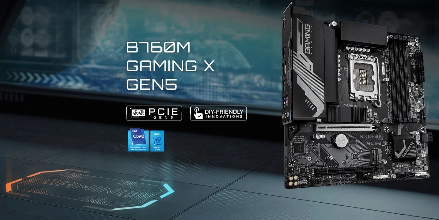 خرید آنلاین مادربرد گیگابایت مدل B760M GAMING X GEN5 DDR5