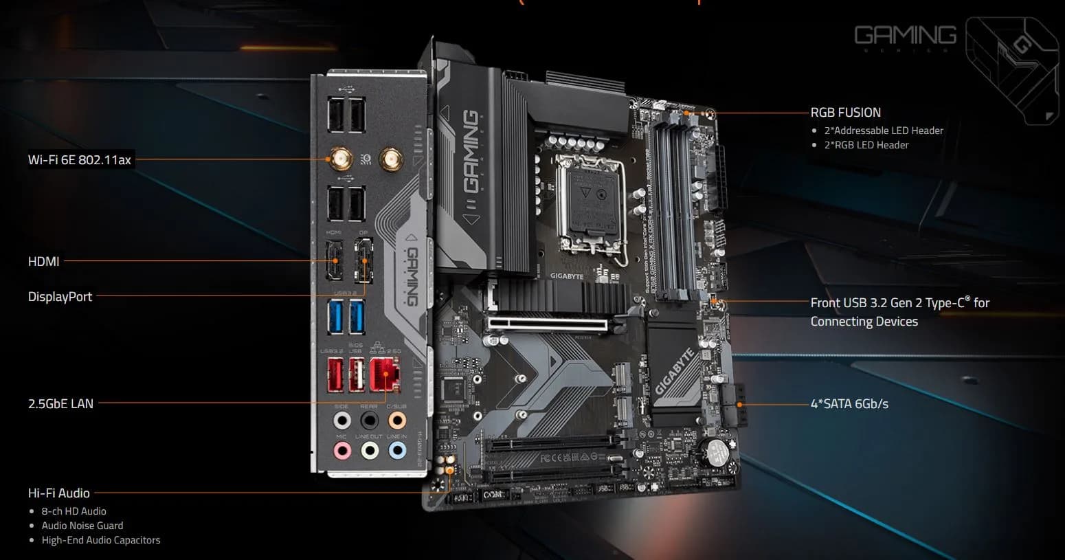 قیمت مادربرد گیگابایت مدل B760 GAMING X AX DDR4