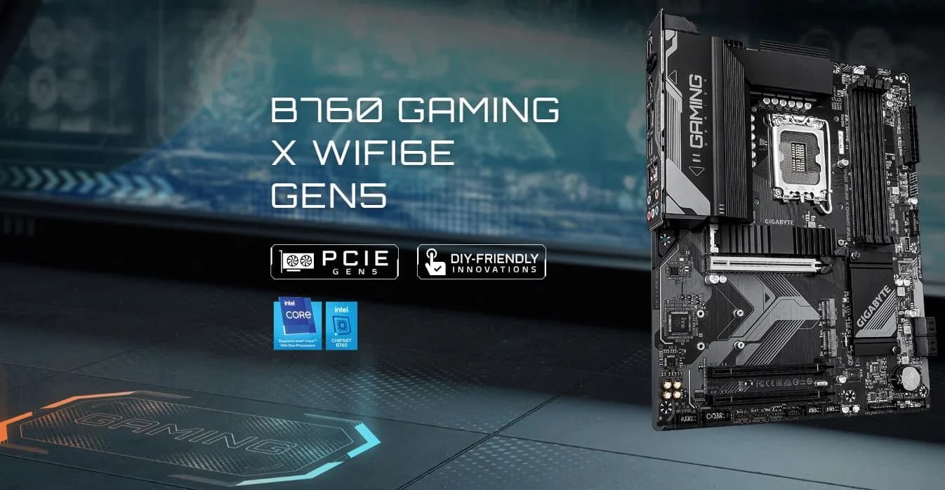 خرید آنلاین مادربرد گیگابایت مدل B760G X GEN5 WiFi6E DDR5
