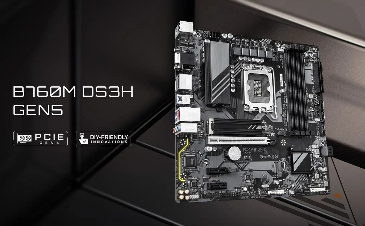 قیمت آنلاین مادربرد گیگابایت مدل B760M DS3H GEN5 DDR5