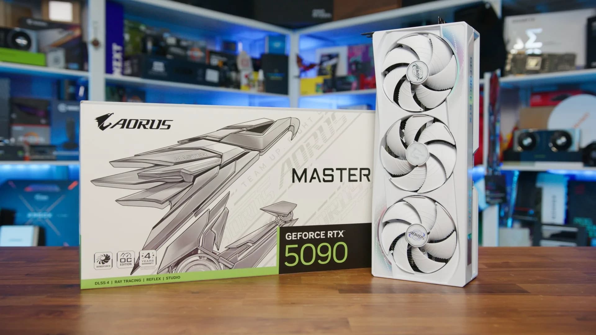 قیمت آنلاین کارت گرافیک گیگابایت مدل GeForce RTX 5090 AORUS Master ICE 32GB