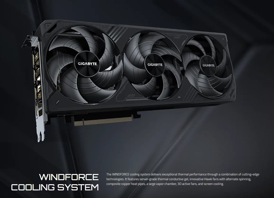 قیمت کارت گرافیک گیگابایت مدل GeForce RTX 5080 WINDFORCE SFF 16GB