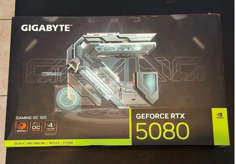 قیمت آنلاین کارت گرافیک گیگابایت مدل RTX 5080 Gaming 16GB