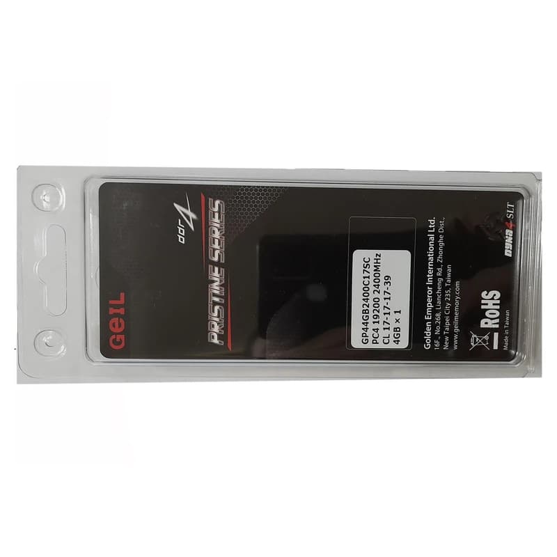 قیمت رم کامپیوتر DDR4 گیل 2400 مگاهرتز مدل Pristine ظرفیت 4 گیگابایت