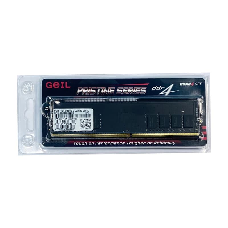 رم کامپیوتر DDR4 گیل 3200 مگاهرتز مدل Pristine ظرفیت 8 گیگابایت