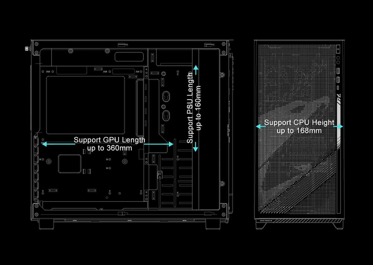 قیمت آنلاین کیس گیگابایت مدل AORUS C400 GLASS GB-AC400G