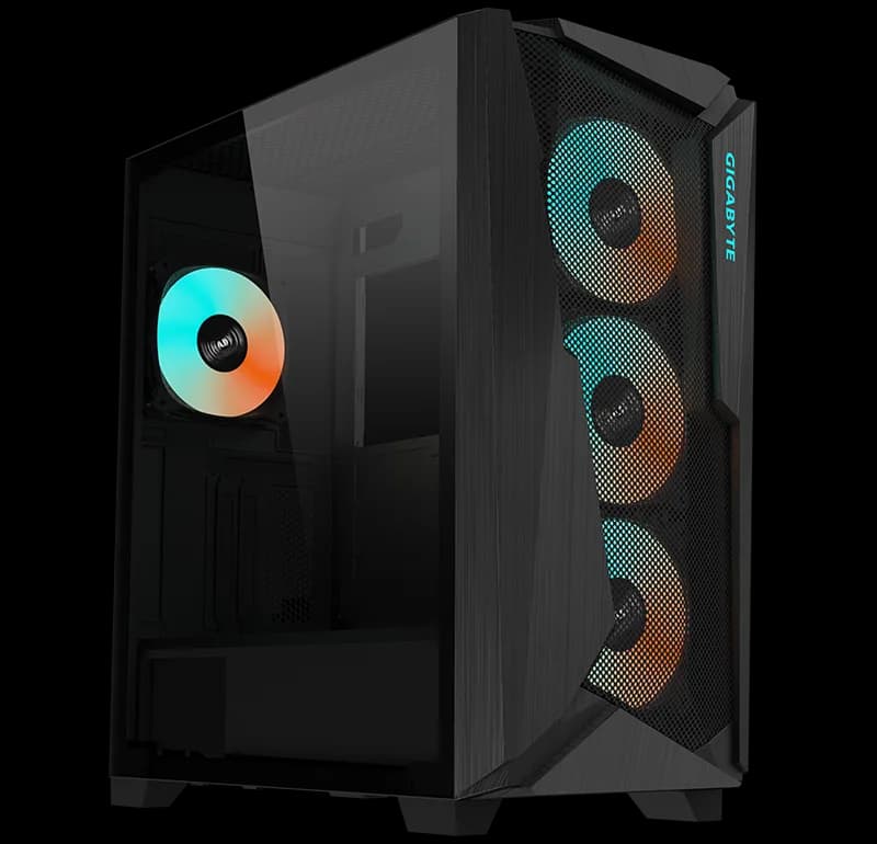 کیس گیگابایت مدل C301 GLASS V2 GB-C301G TYPE-C V2