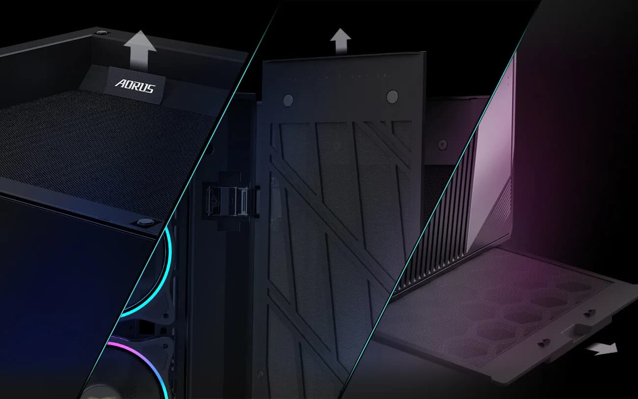 خرید کیس گیگابایت مدل AORUS C500 GLASS GB-AC500G ST