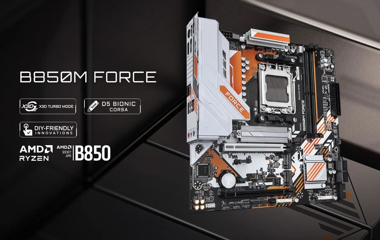 خرید مادربرد گیگابایت مدل B850M FORCE (Rev. 1.0) DDR5