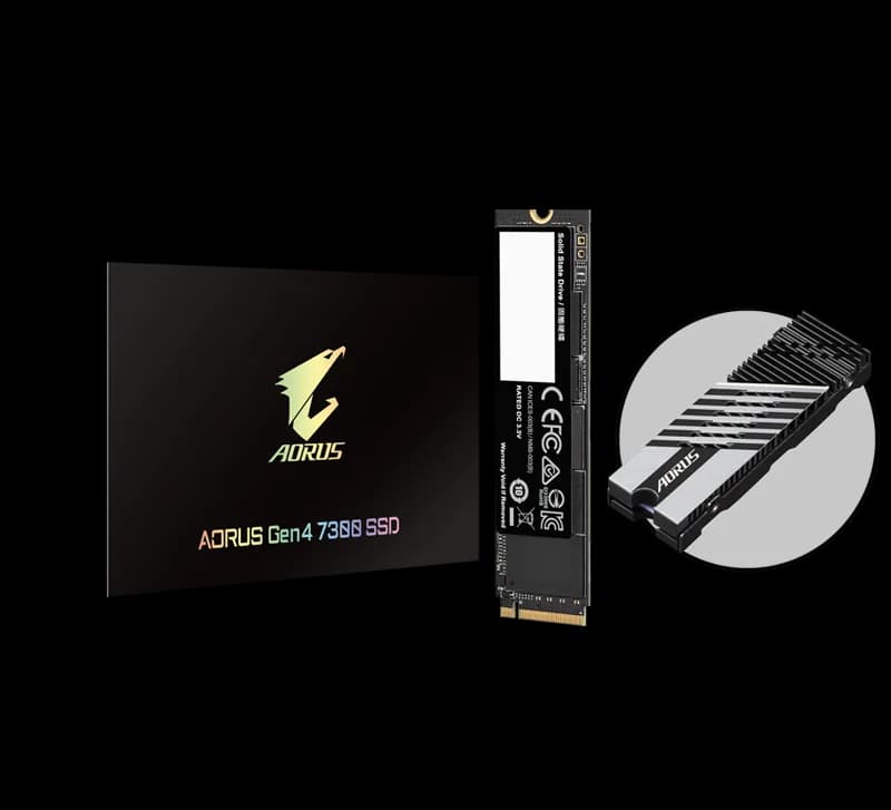 اس اس دی اینترنال گیگابایت مدل AORUS 7300 ظرفیت 1 ترابایت