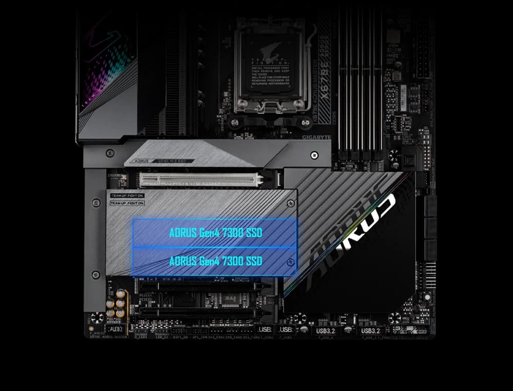 خرید آنلاین اس اس دی اینترنال گیگابایت مدل AORUS 7300 ظرفیت 1 ترابایت