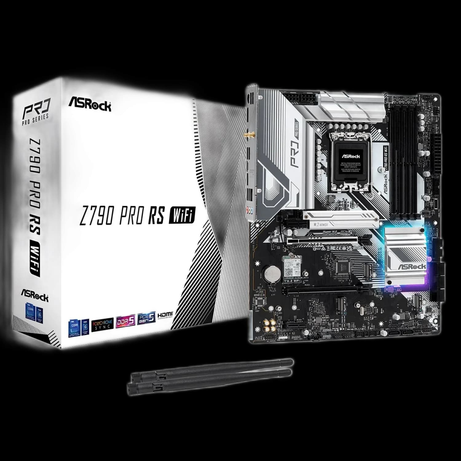 مادربرد ازراک مدل Z790 Pro RS WiFi DDR5