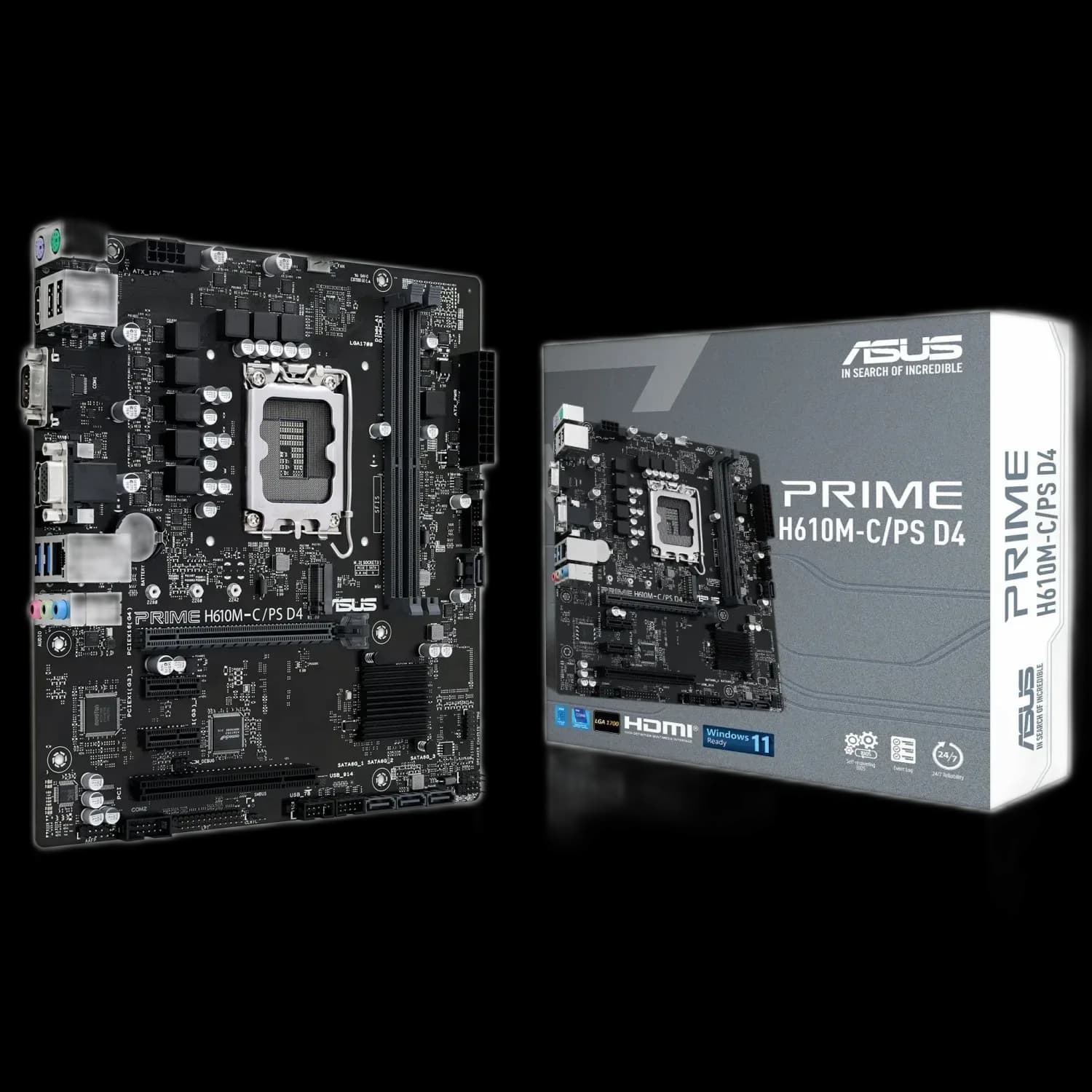 مادربرد ایسوس مدل Prime H610M-C/PS D4 DDR4