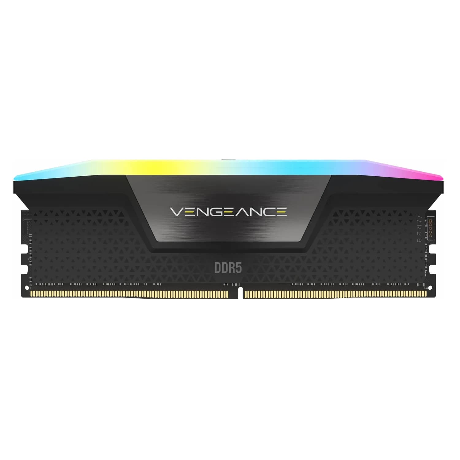 رم کامپیوتر DDR5 کورسیر 5600 مگاهرتز مدل VENGEANCE RGB CL40 ظرفیت 16 گیگابایت مشکی