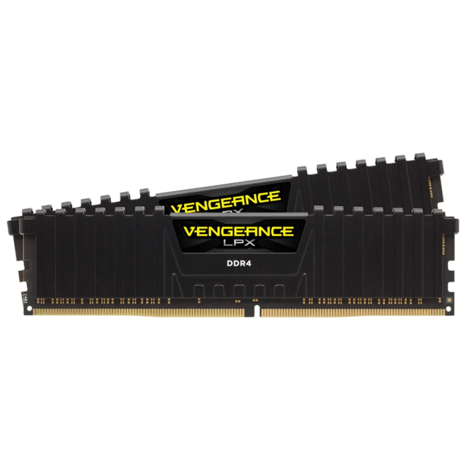 رم کامپیوتر DDR4 کورسیر 3200 مگاهرتز مدل VENGEANCE LPX CL16 ظرفیت 16 گیگابایت کیت 2 عددی مشکی