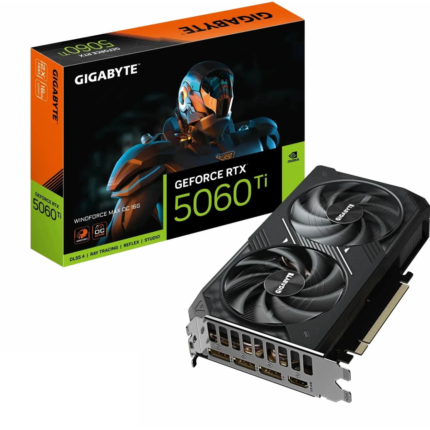 کارت گرافیک گیگابایت مدل RTX 5060 Ti Windforce MAX OC 16GB