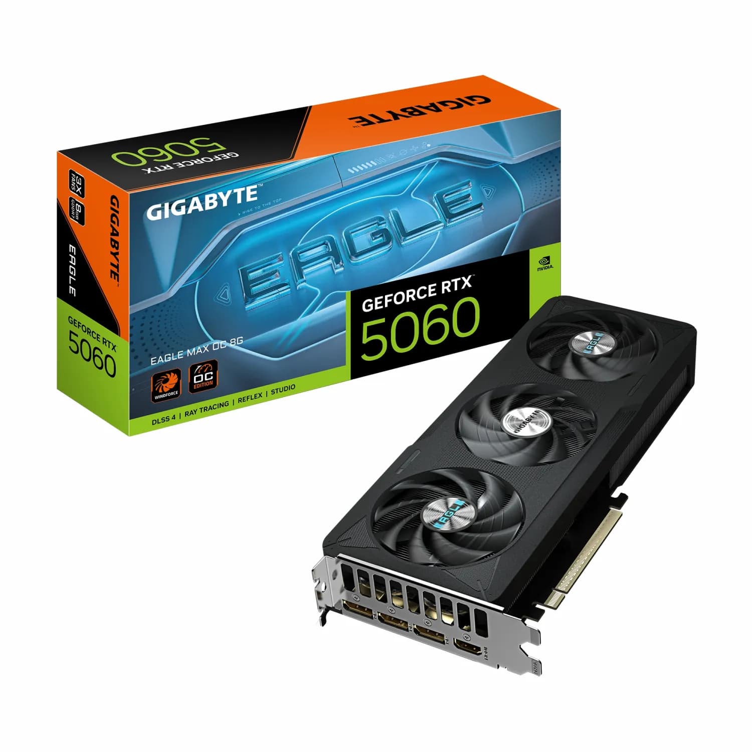 کارت گرافیک گیگابایت مدل RTX 5060 Eagle MAX OC 8GB