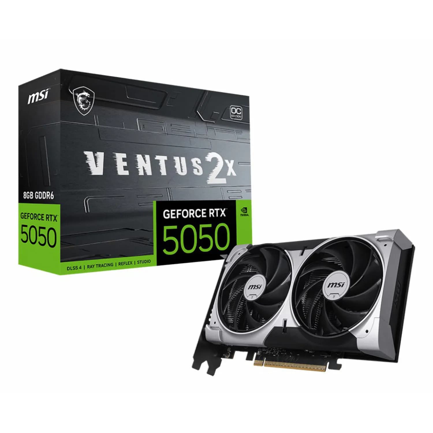 کارت گرافیک ام اس آی مدل RTX 5050 Ventus 2X OC 8GB