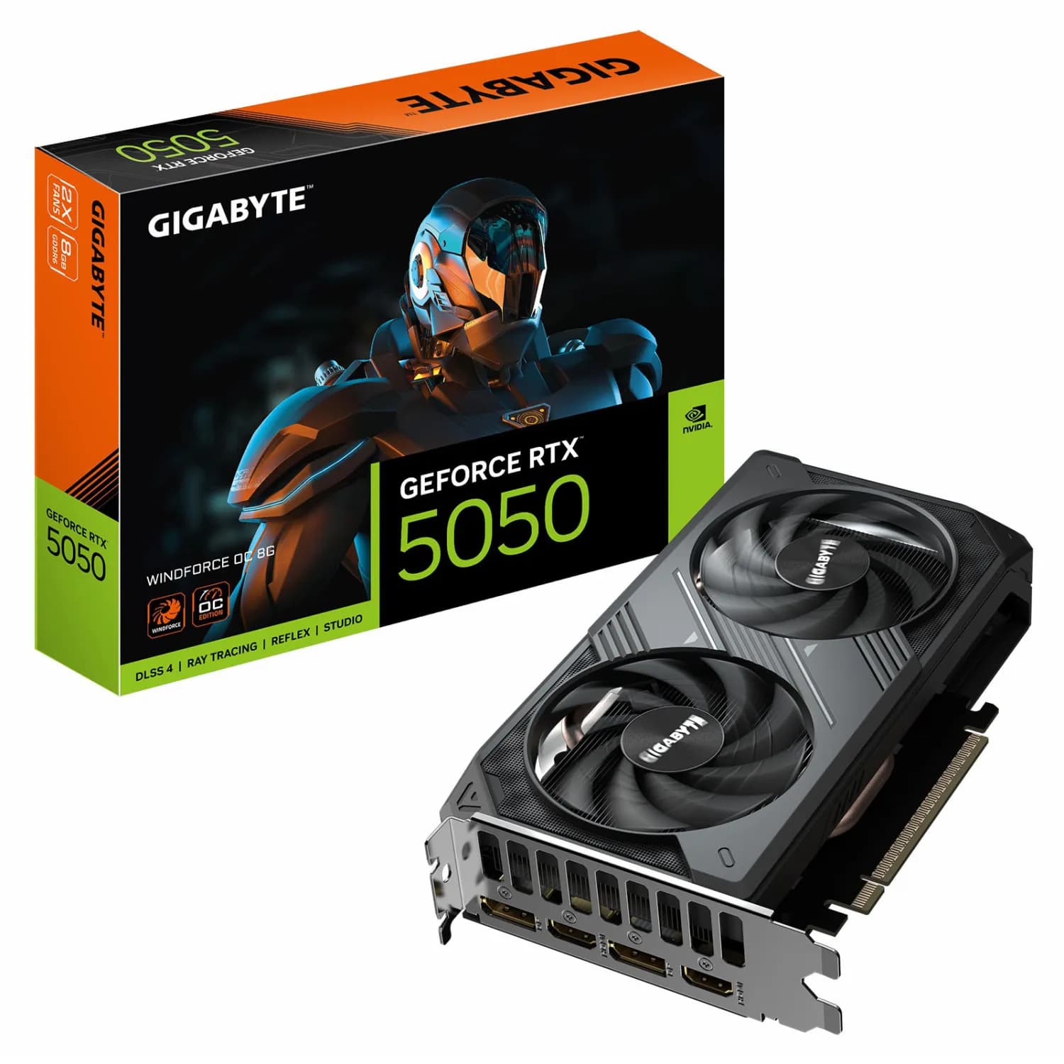 کارت گرافیک گیگابایت مدل RTX 5050 Windforce OC 8GB