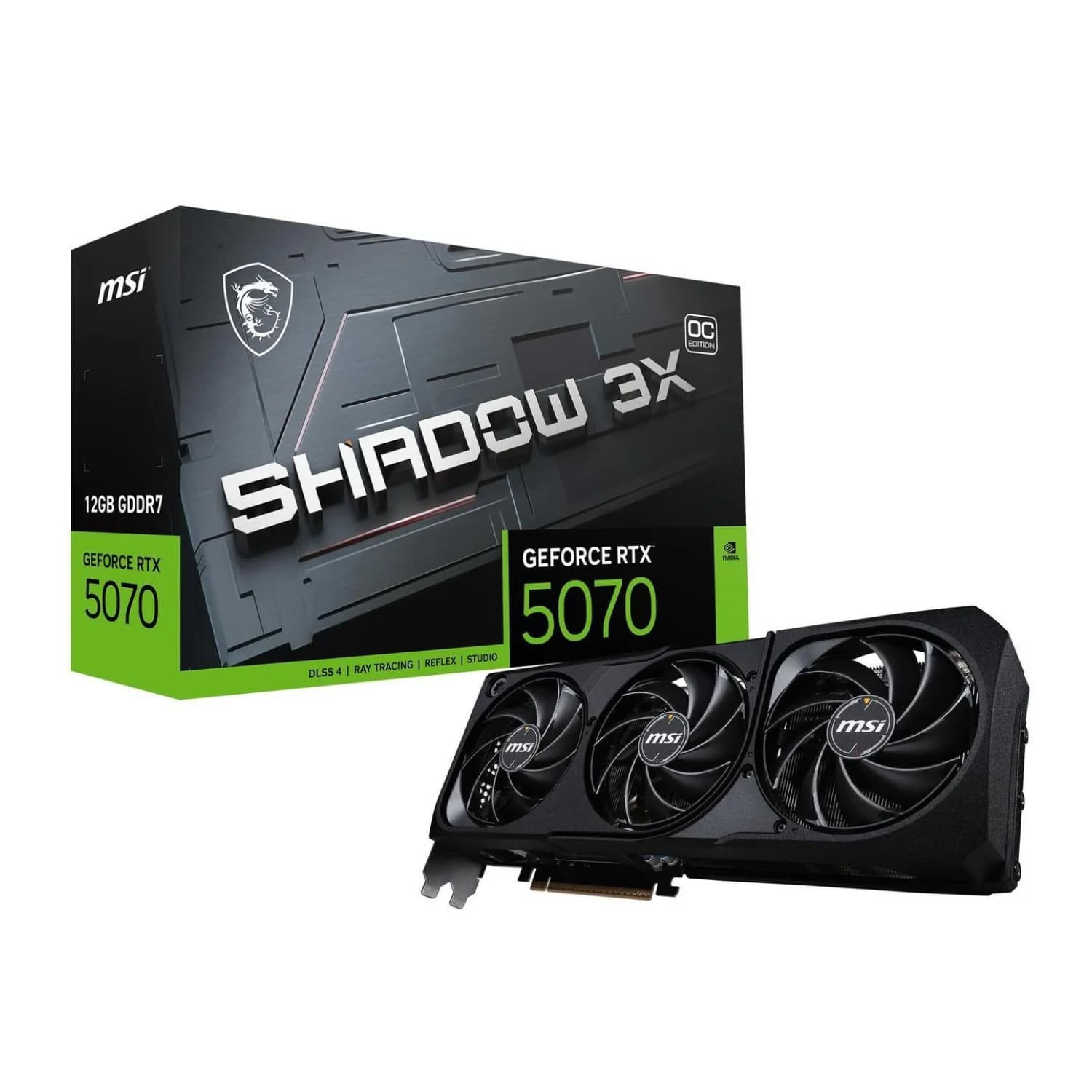کارت گرافیک ام اس آی مدل RTX 5070 Shadow 3X OC 12GB
