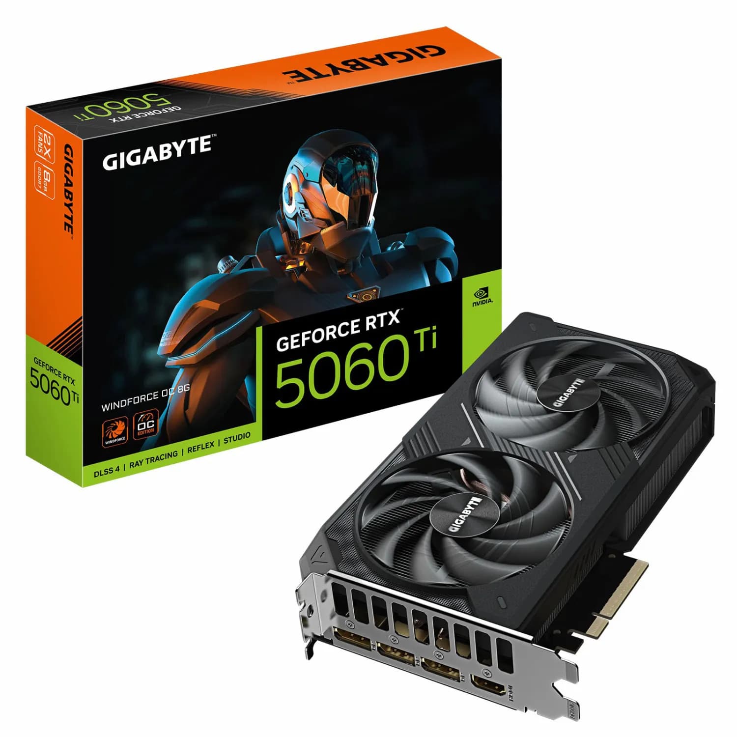 کارت گرافیک گیگابایت مدل RTX 5060 Ti Windforce OC 8GB