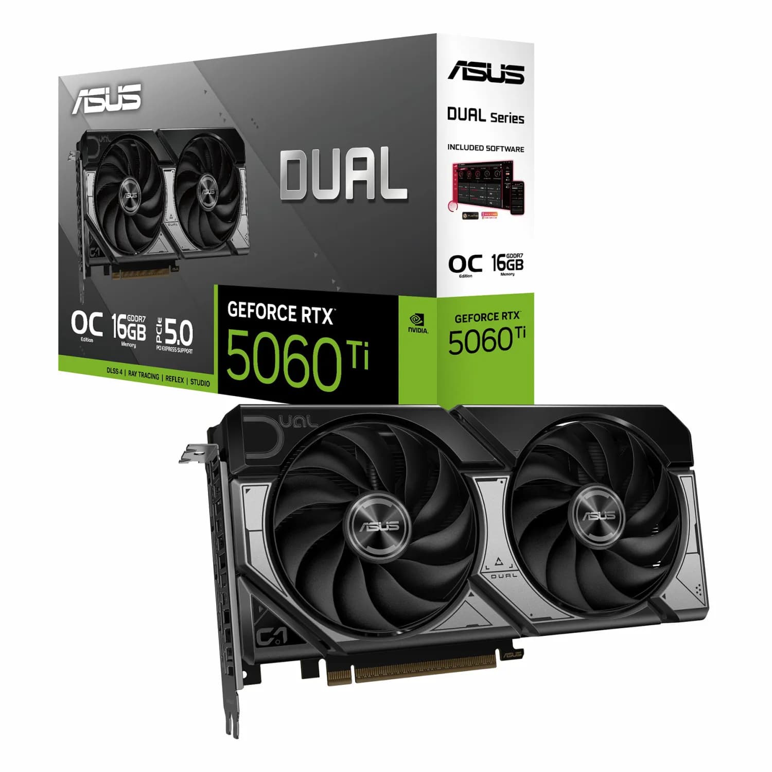 کارت گرافیک ایسوس مدل DUAL RTX 5060 Ti OC 16GB