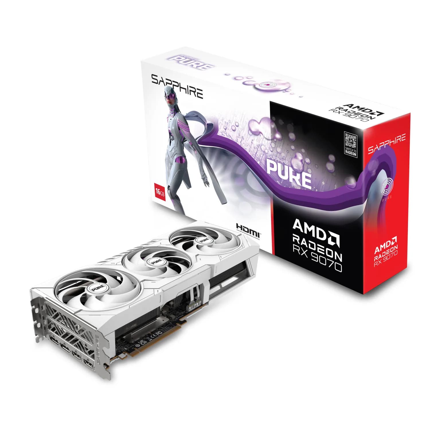 کارت گرافیک سافایر مدل Pure RX 9070 OC 16GB
