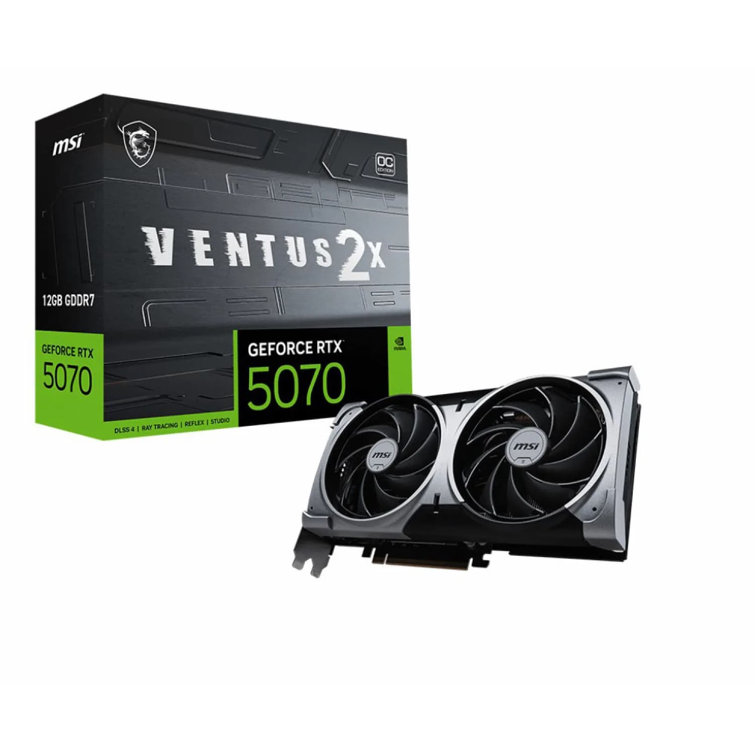 کارت گرافیک ام اس آی مدل RTX 5070 Ventus 2X OC 12GB