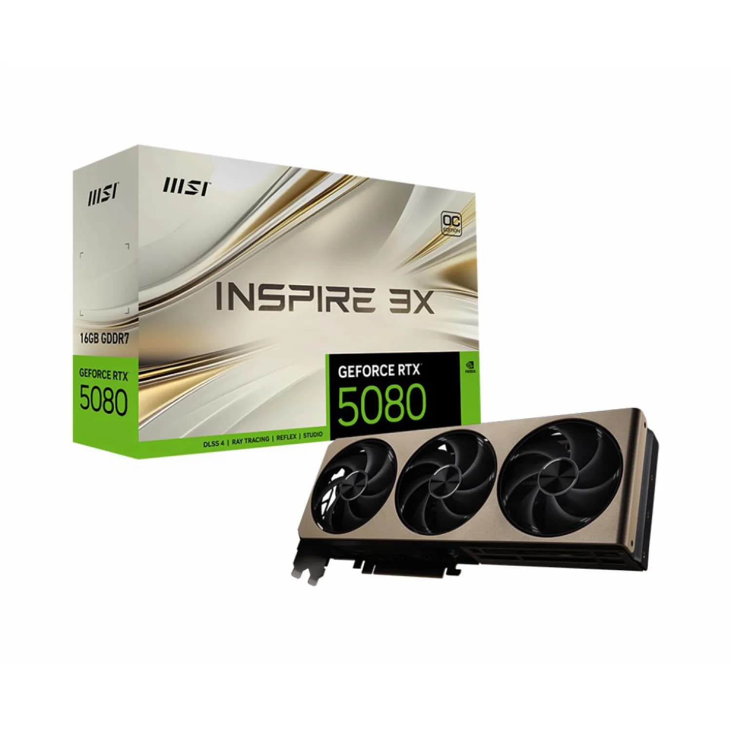 کارت گرافیک ام اس آی مدل RTX 5080 Inspire 3X OC 16GB