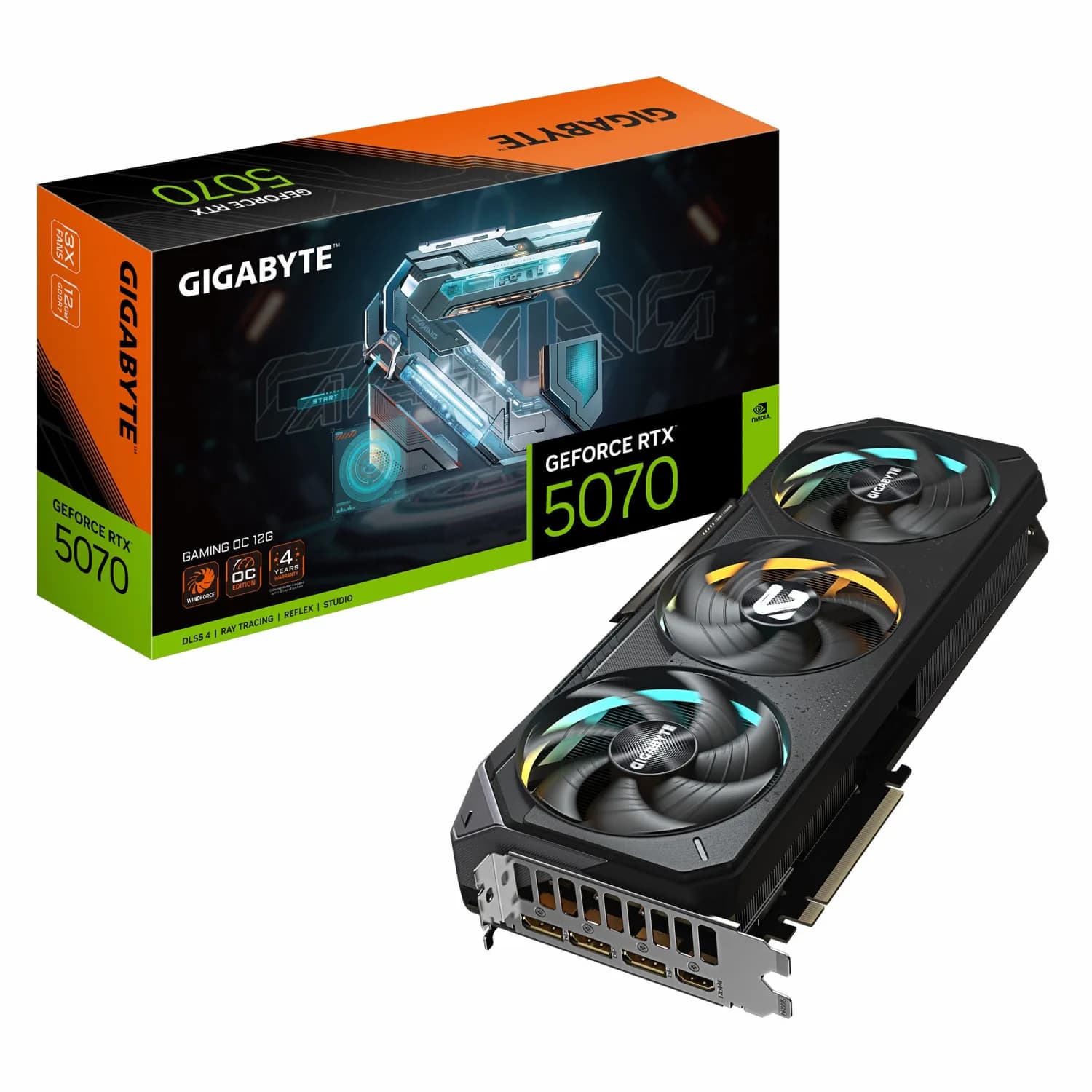 کارت گرافیک گیگابایت مدل RTX 5070 Gaming OC 12GB