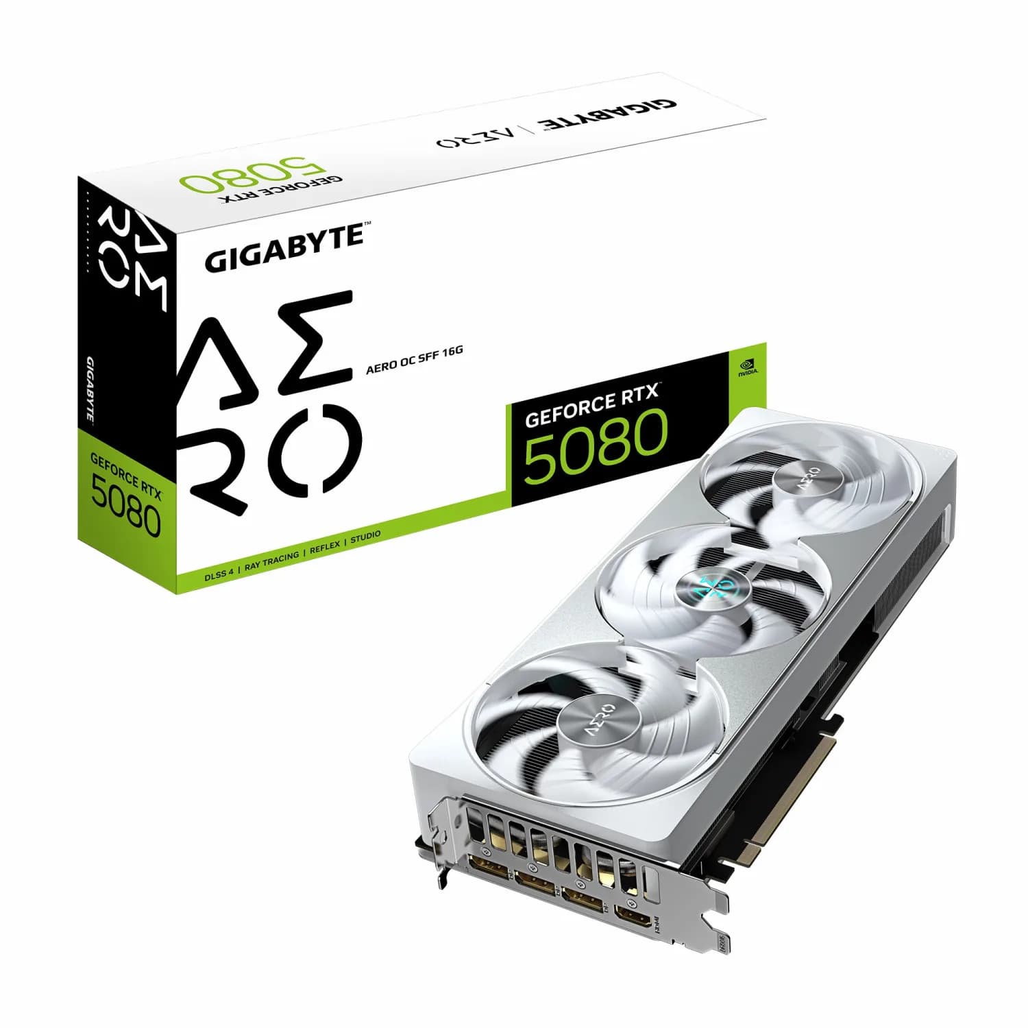 کارت گرافیک گیگابایت مدل RTX 5080 Aero OC SFF 16GB