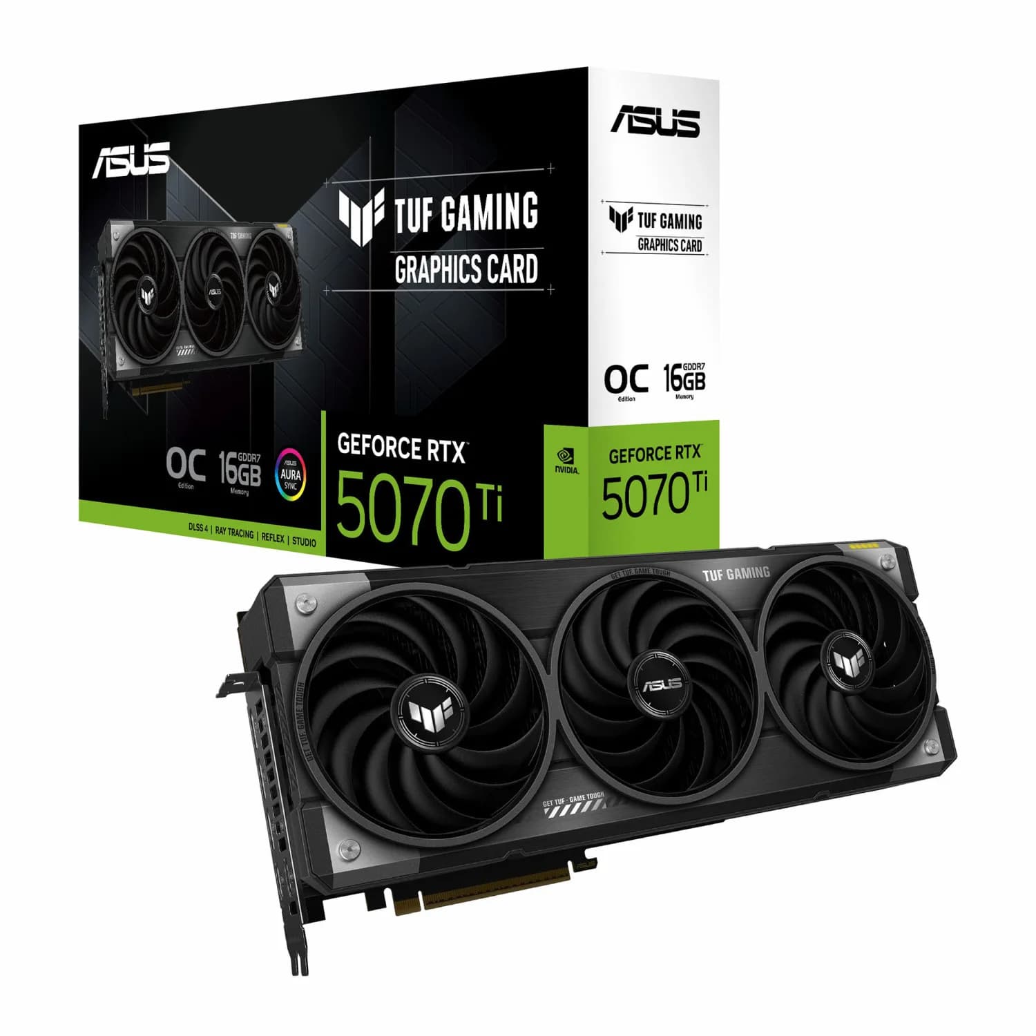 کارت گرافیک ایسوس مدل TUF Gaming RTX 5070 Ti OC 16GB