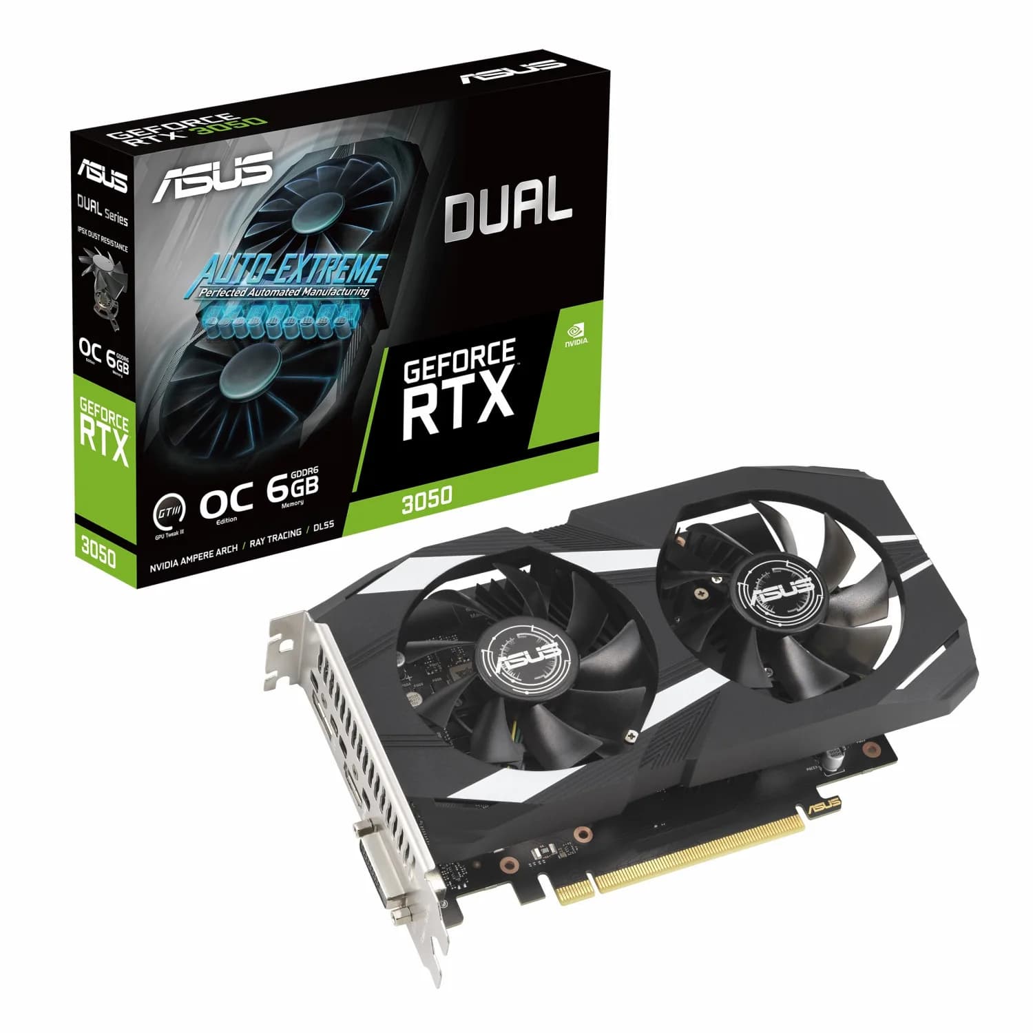 کارت گرافیک ایسوس مدل Dual RTX 3050 OC 6GB
